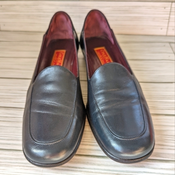 Cole Haan City Italian Leather Loafers in Navy Blue and Red Size 9 - Picture 3 of 14